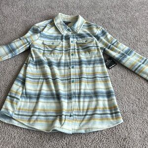 Women’s fleece button up jacket